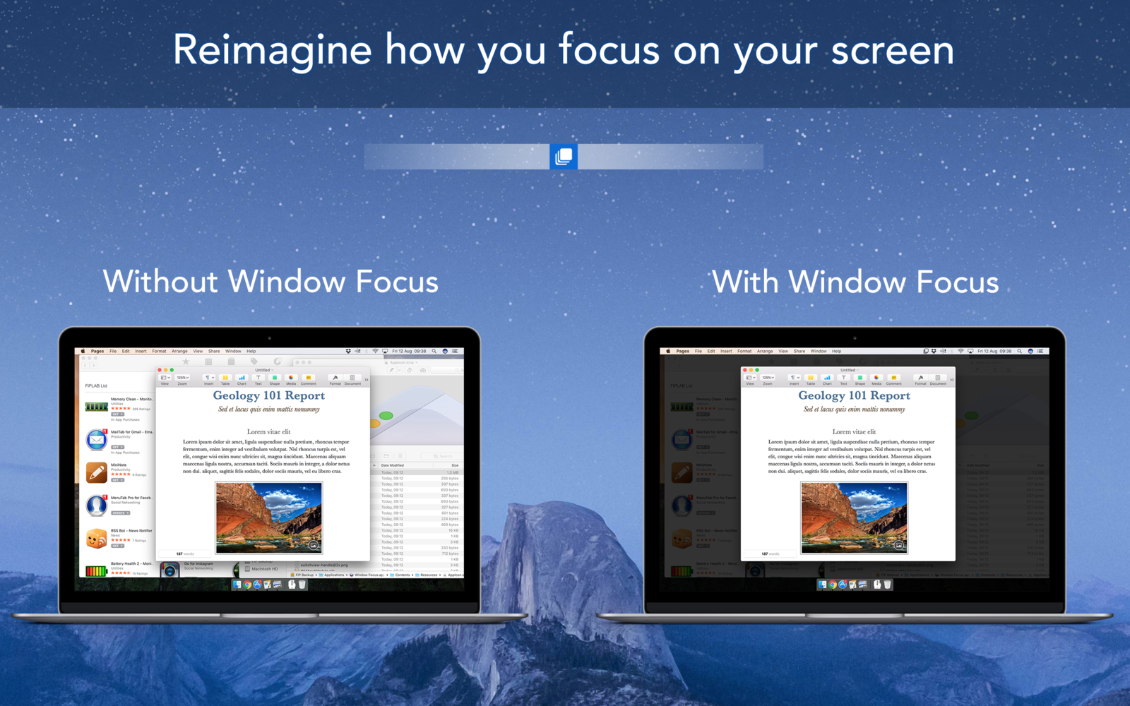 Window Focus 1.0.8 指定窗口注意力集中工具 Window Focus 1.0.8 指定窗口注意力集中工具