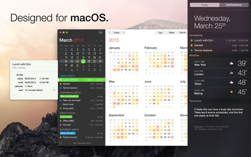 Fantastical 2.5.16 fix 任务日历软件