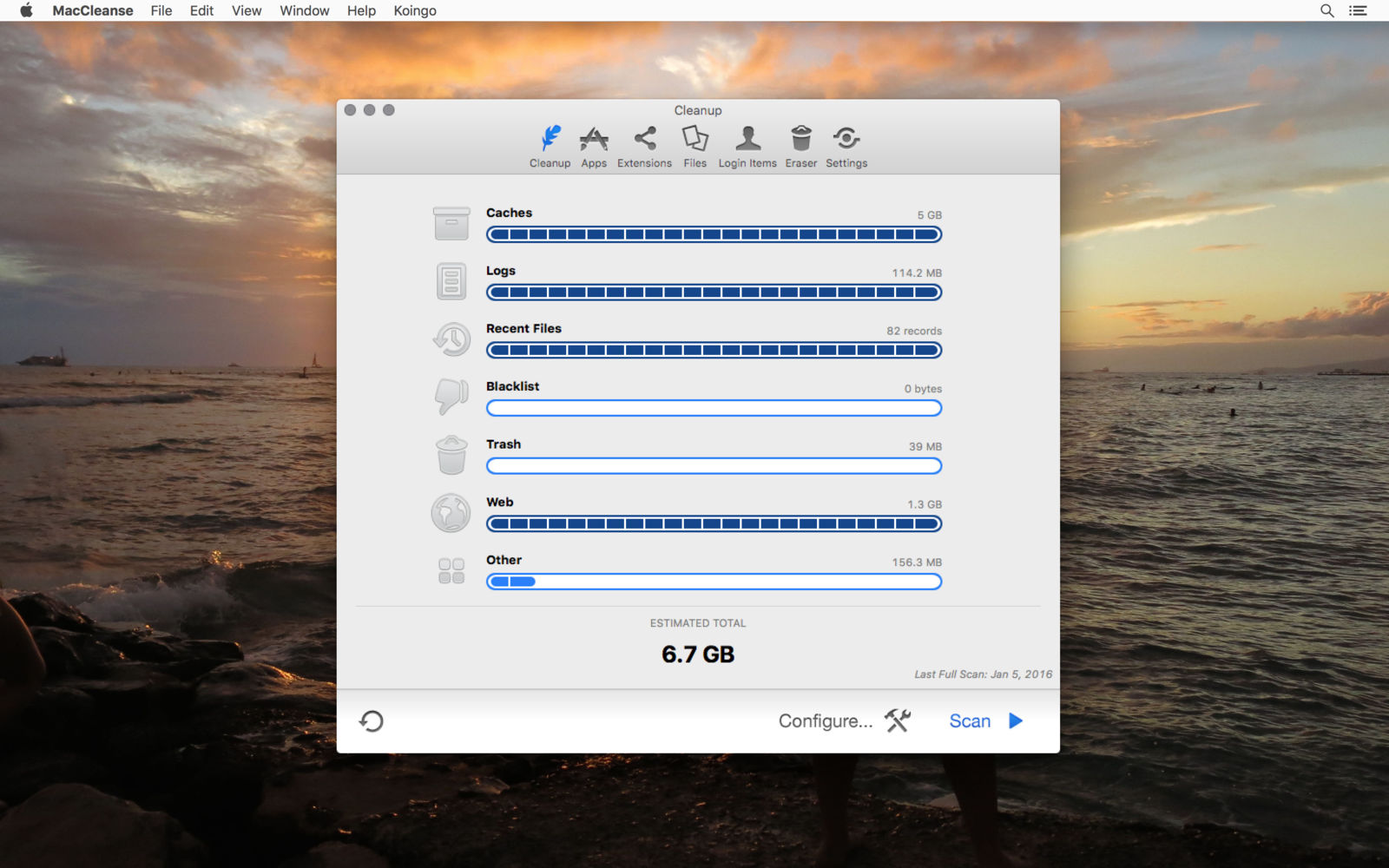 MacCleanse 10.1 有选择地删除日志缓存 MacCleanse 10.1 有选择地删除日志缓存
