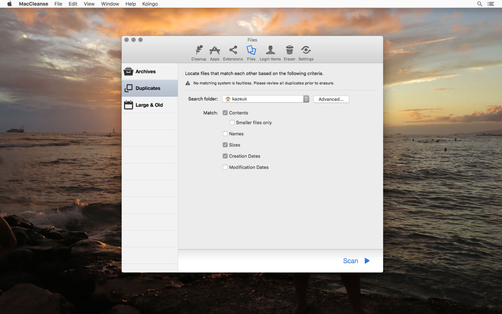 MacCleanse 10.1 有选择地删除日志缓存 MacCleanse 10.1 有选择地删除日志缓存