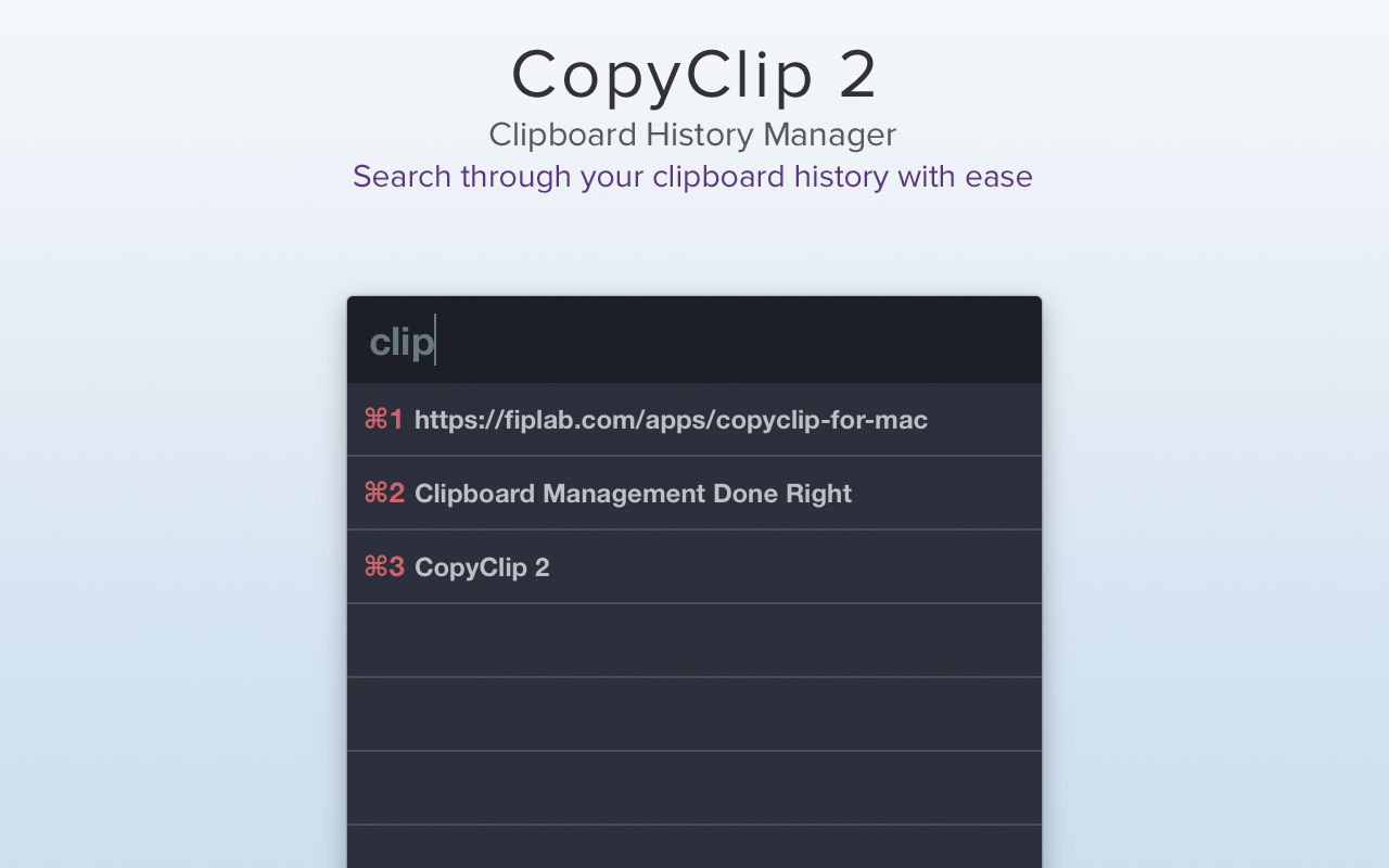 CopyClip 2.9.98.9 优秀的剪切板增强工具 CopyClip 2.9.98.9 优秀的剪切板增强工具