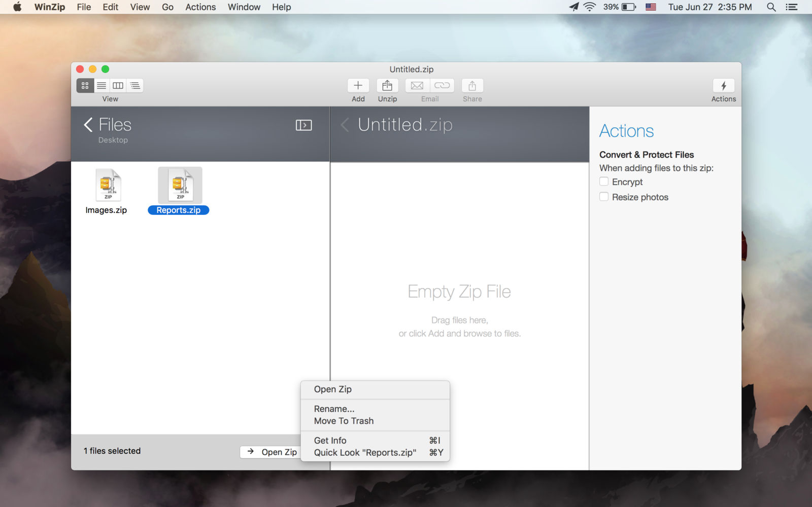 WinZip for Mac 9.0.5554 老牌的解压缩软件 WinZip for Mac 9.0.5554 老牌的解压缩软件