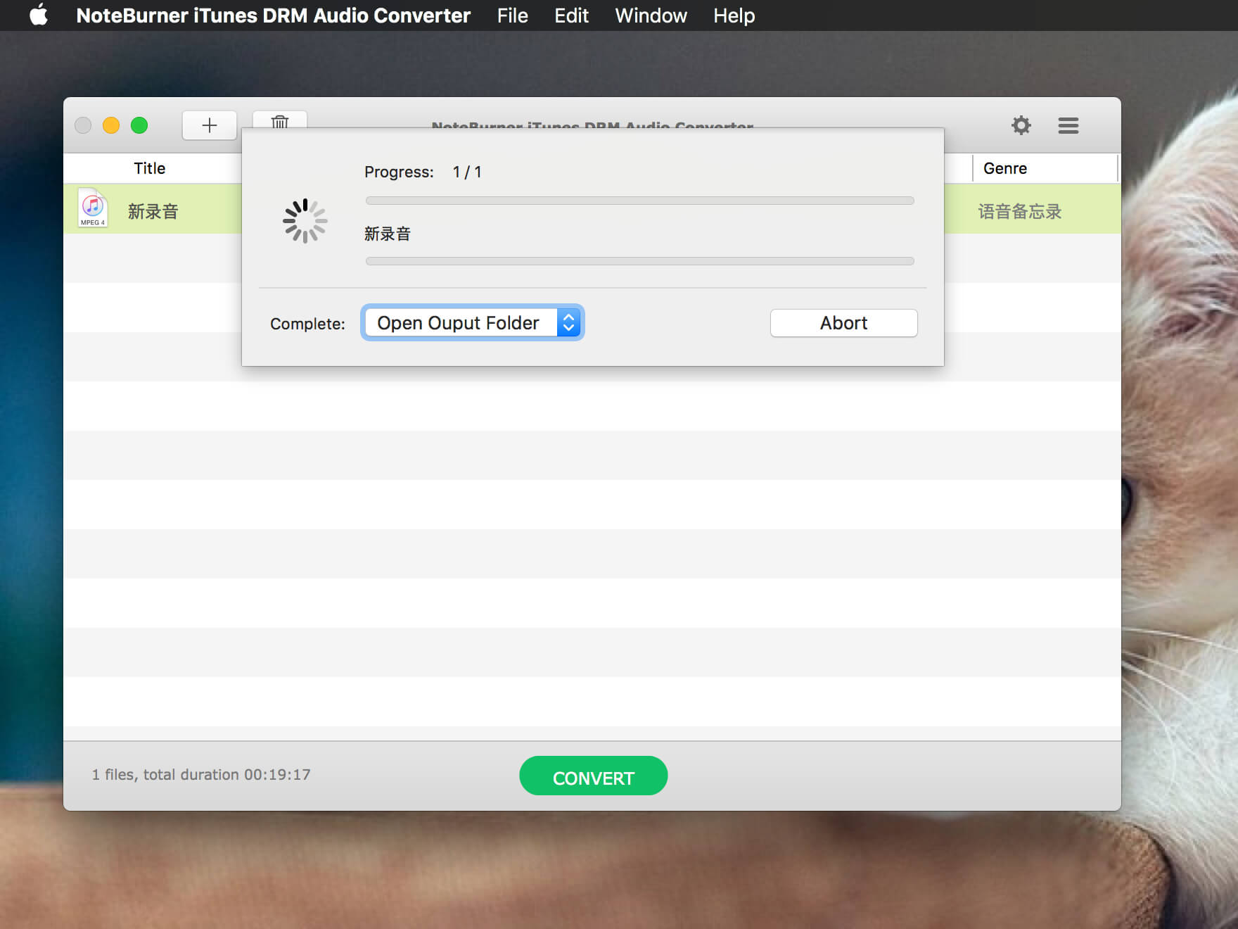 NoteBurner iTunes DRM Audio Converter 3.2.0 iTunes音乐转换工具 NoteBurner iTunes DRM Audio Converter 3.2.0 iTunes音乐转换工具