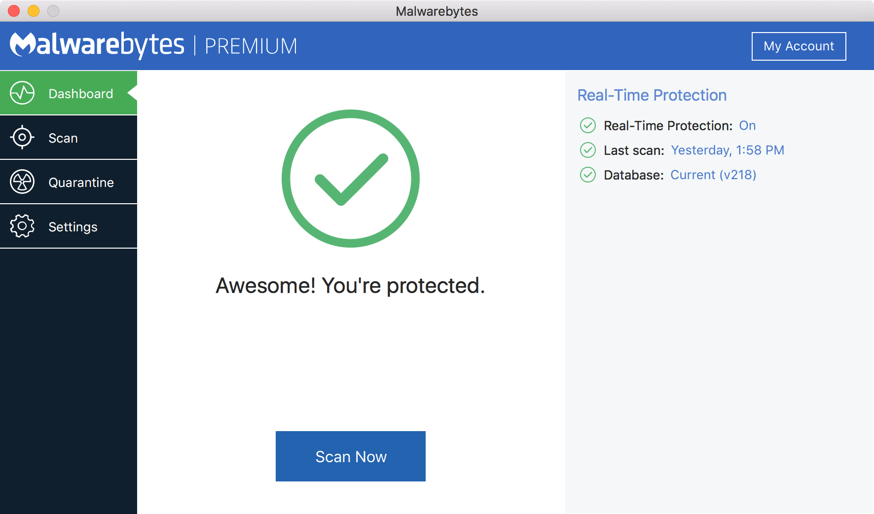 Malwarebytes 3.5.26.1796 恶意软件清除工具 Malwarebytes 3.5.26.1796 恶意软件清除工具