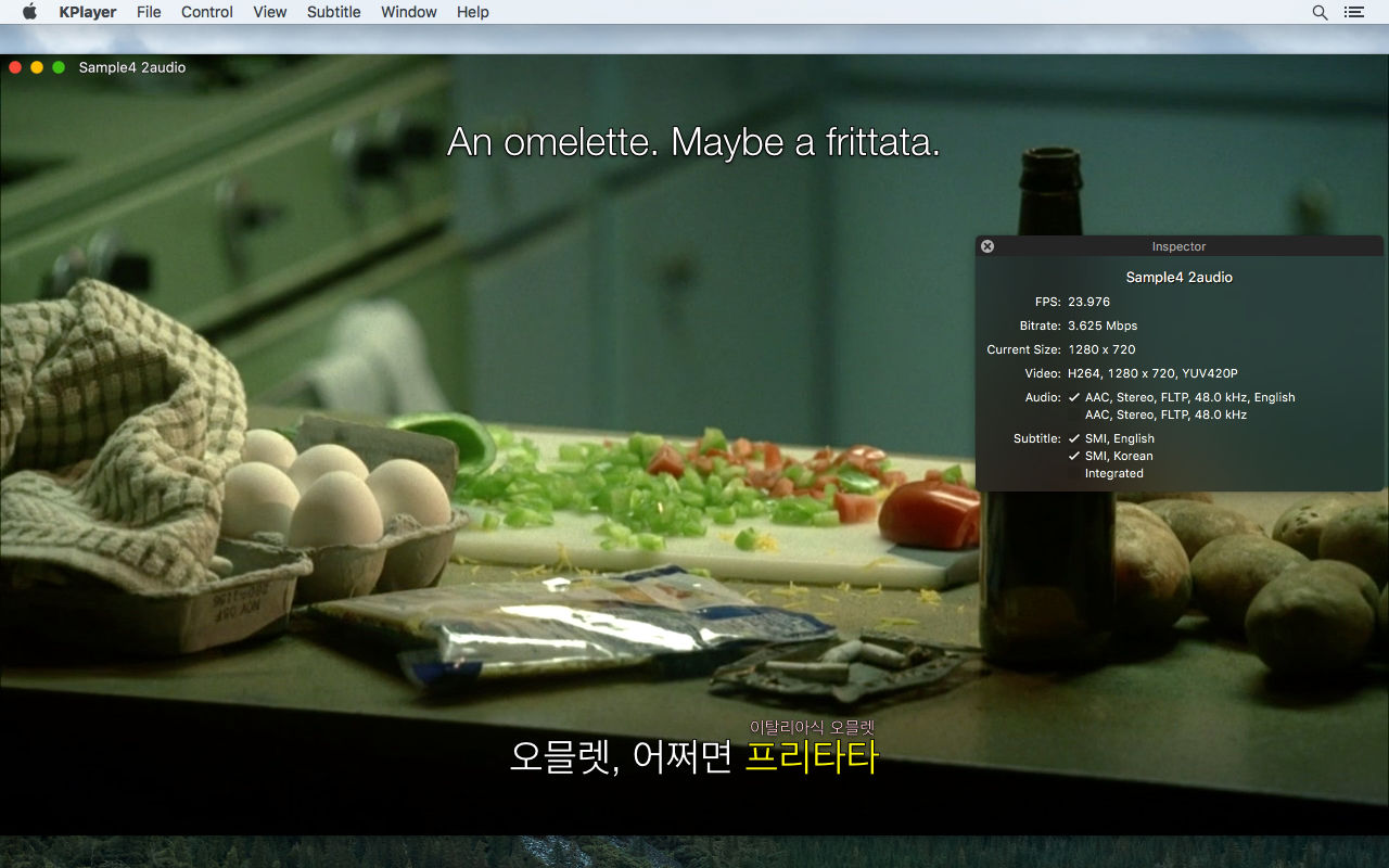 KPlayer 2.1.0 支持字幕添加视频播放软件 KPlayer 2.1.0 支持字幕添加视频播放软件