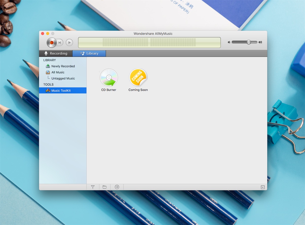 Wondershare AllMyMusic 3.0.2.1 音频录制工具 Wondershare AllMyMusic 3.0.2.1 音频录制工具