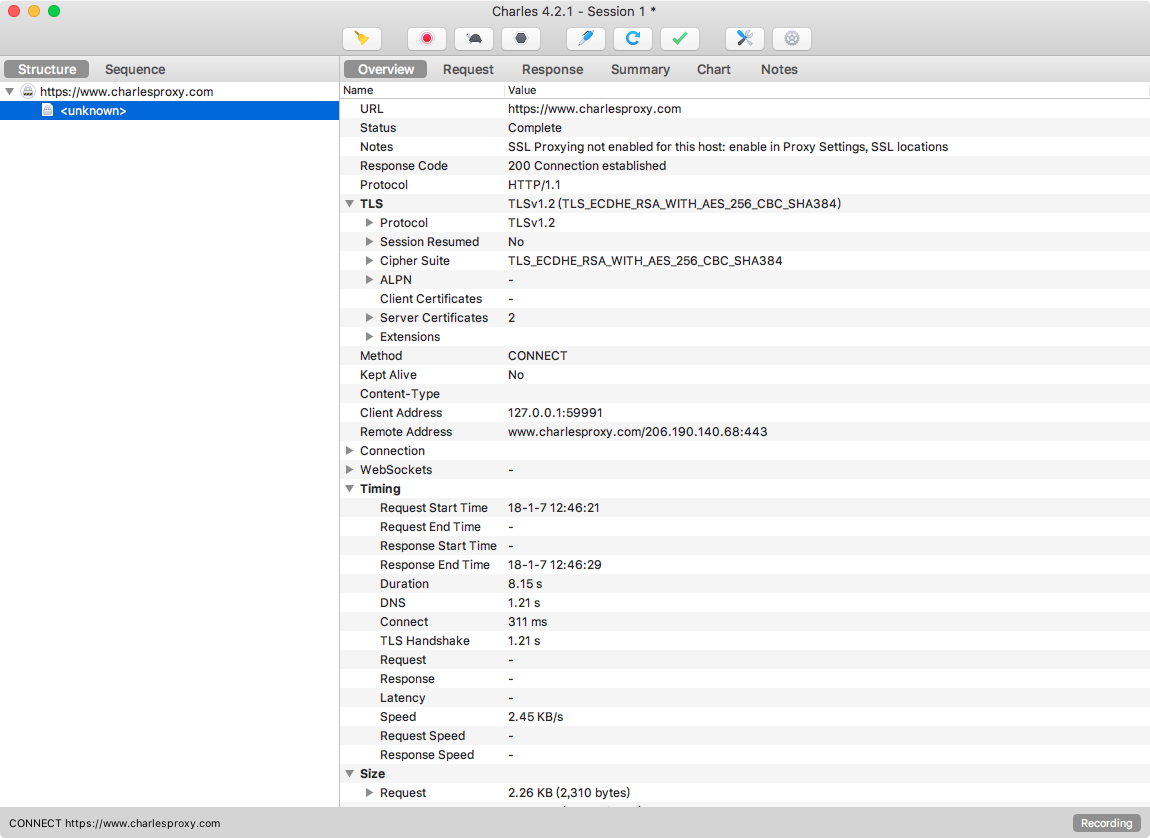 Charles 4.6.1 网络抓包工具 Charles 4.6.1 网络抓包工具