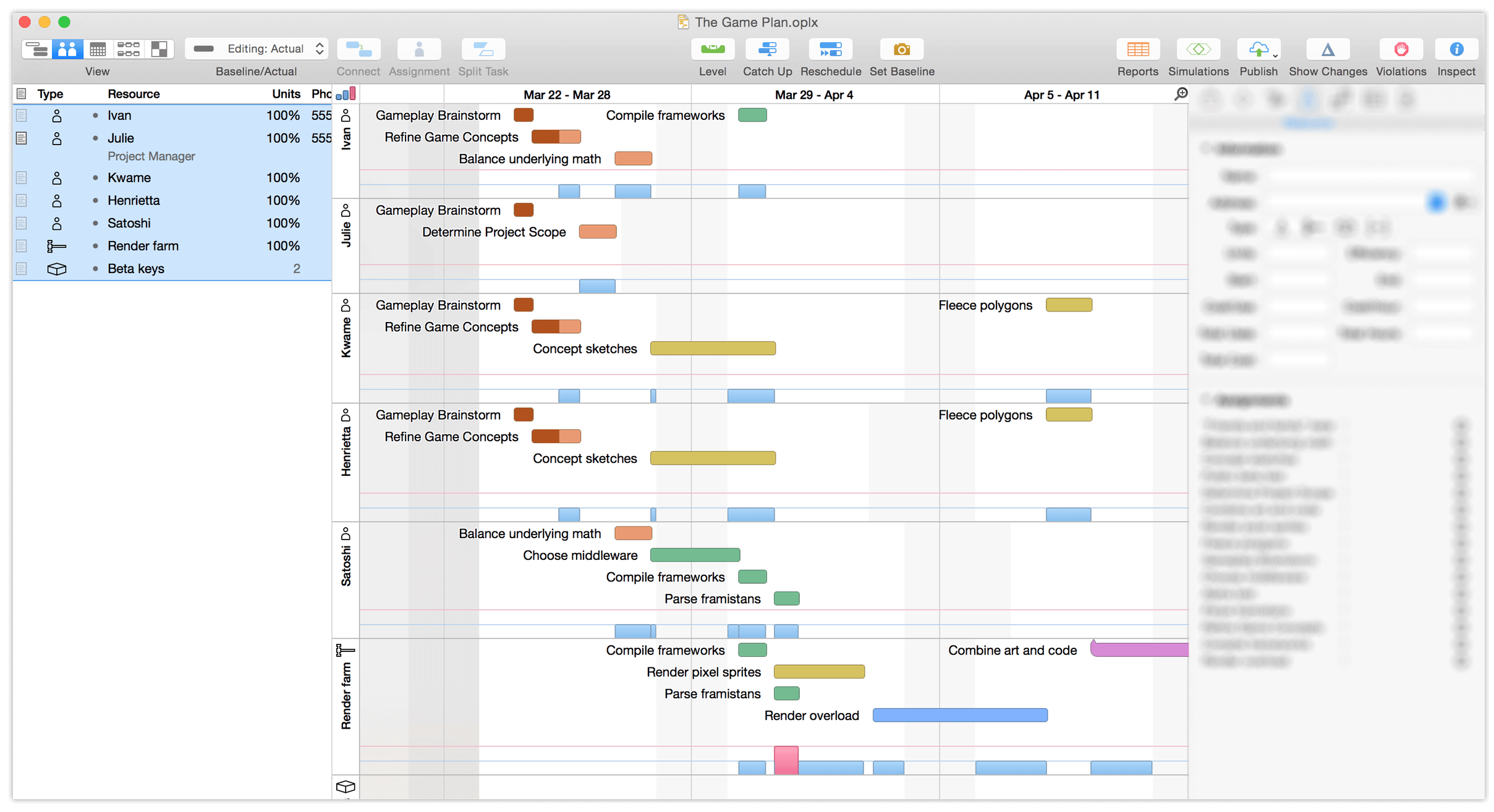 OmniPlan Pro 3.14.4 项目管理流程软件 OmniPlan Pro 3.14.4 项目管理流程软件