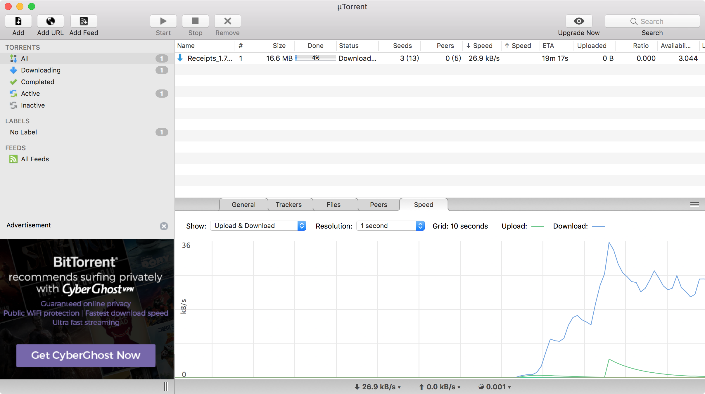 μTorrent 1.8.7.45548 高效的种子下载软件 μTorrent 1.8.7.45548 高效的种子下载软件