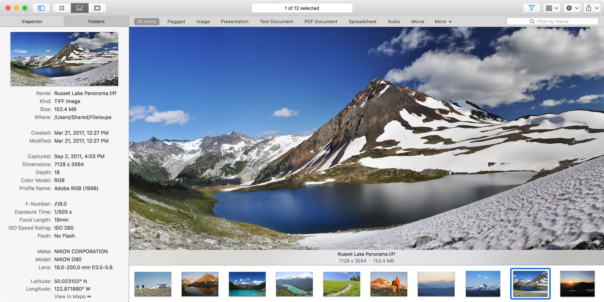 Fileloupe 1.7.3 媒体文件预览 Fileloupe 1.7.3 媒体文件预览