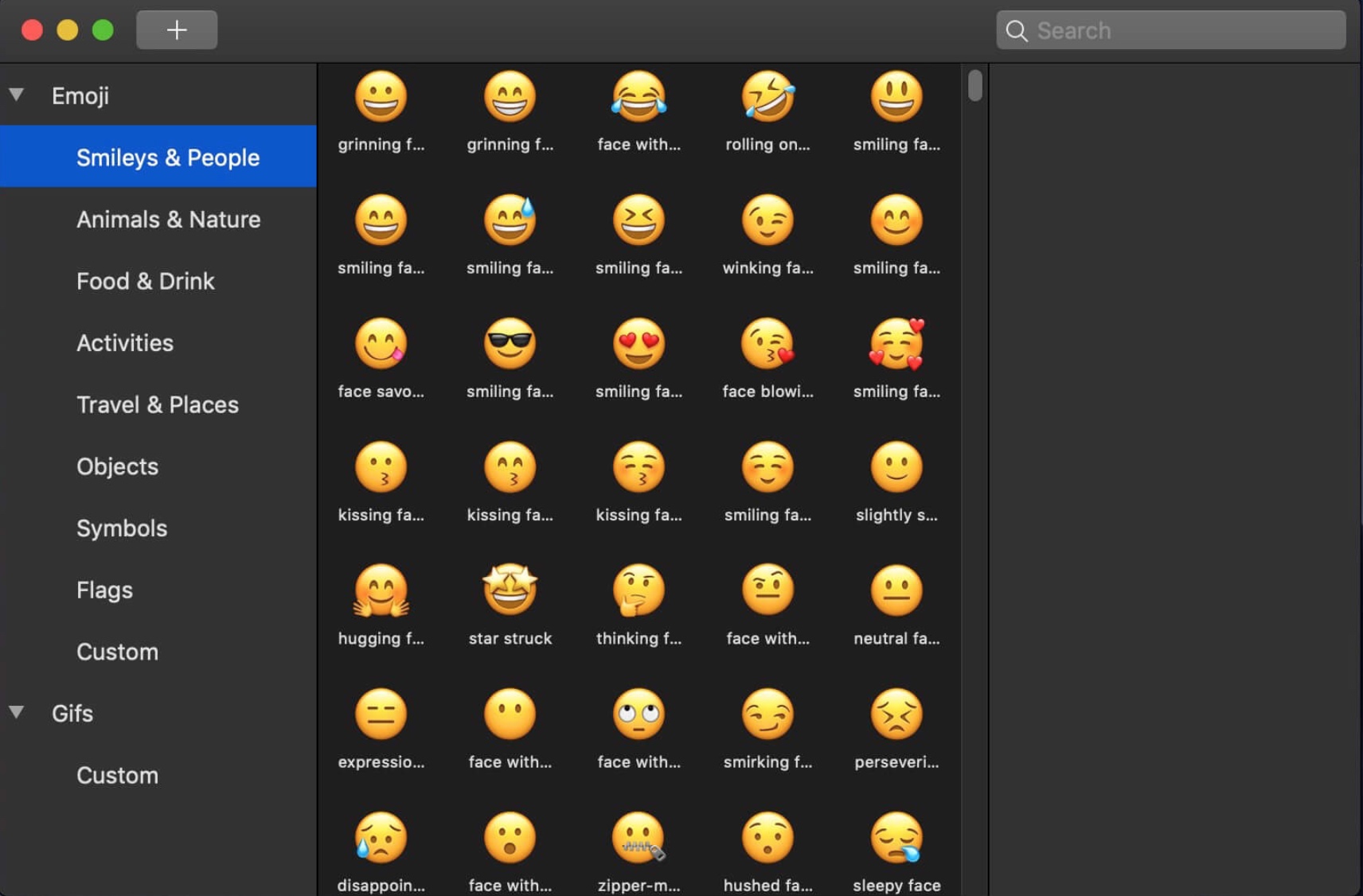 Rocket 1.7.4 Mac上的emoji表情工具 Rocket 1.7.4 Mac上的emoji表情工具