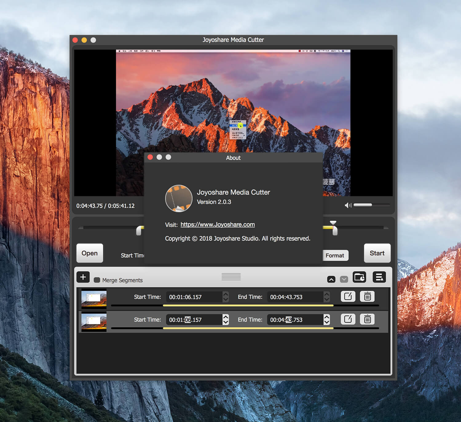 Joyoshare Media Cutter 3.2.1.45 专业的视频分割器