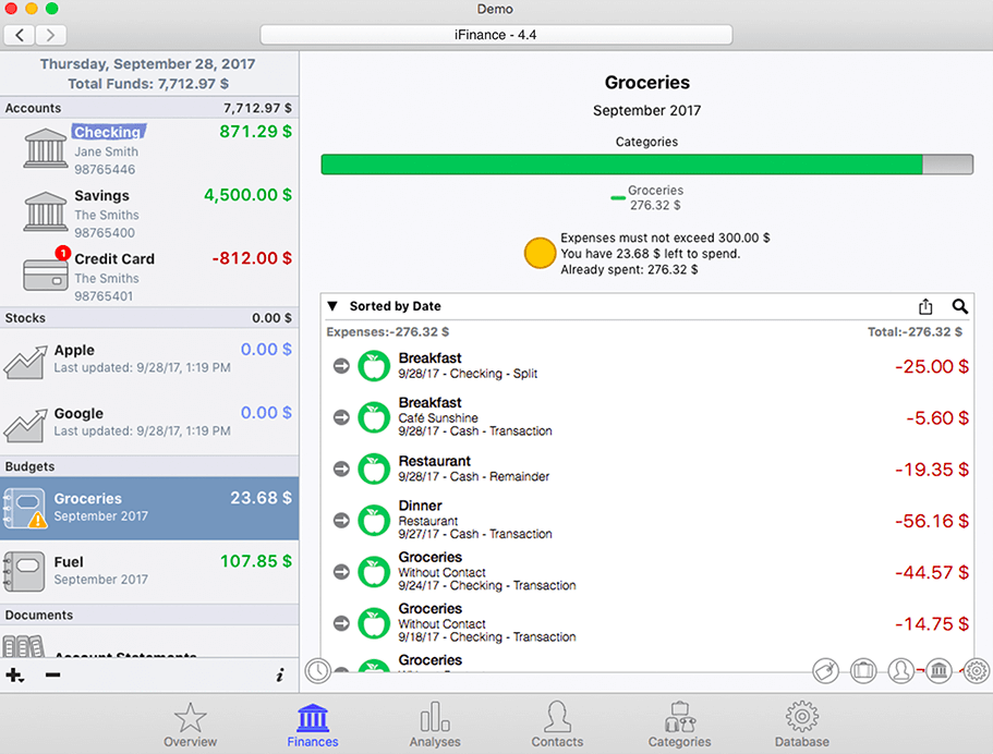 iFinance 4.5.21 个人财务预算软件 iFinance 4.5.21 个人财务预算软件