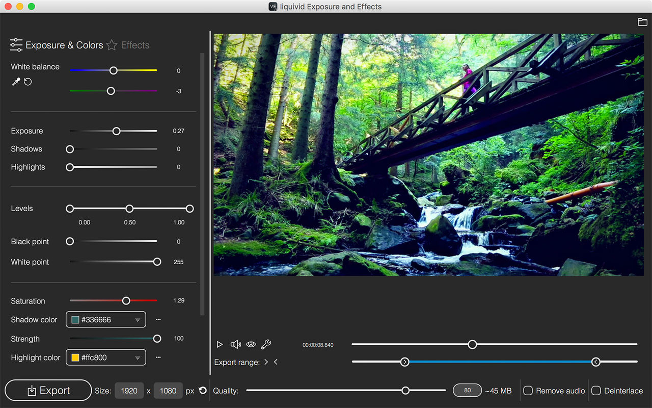 liquivid Exposure and Effects 1.2.3 视频效果处理软件 liquivid Exposure and Effects 1.2.3 视频效果处理软件