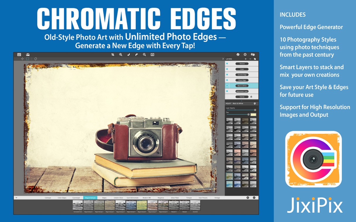 Chromatic Edges 1.0.9 照片艺术效果编辑工具 Chromatic Edges 1.0.9 照片艺术效果编辑工具