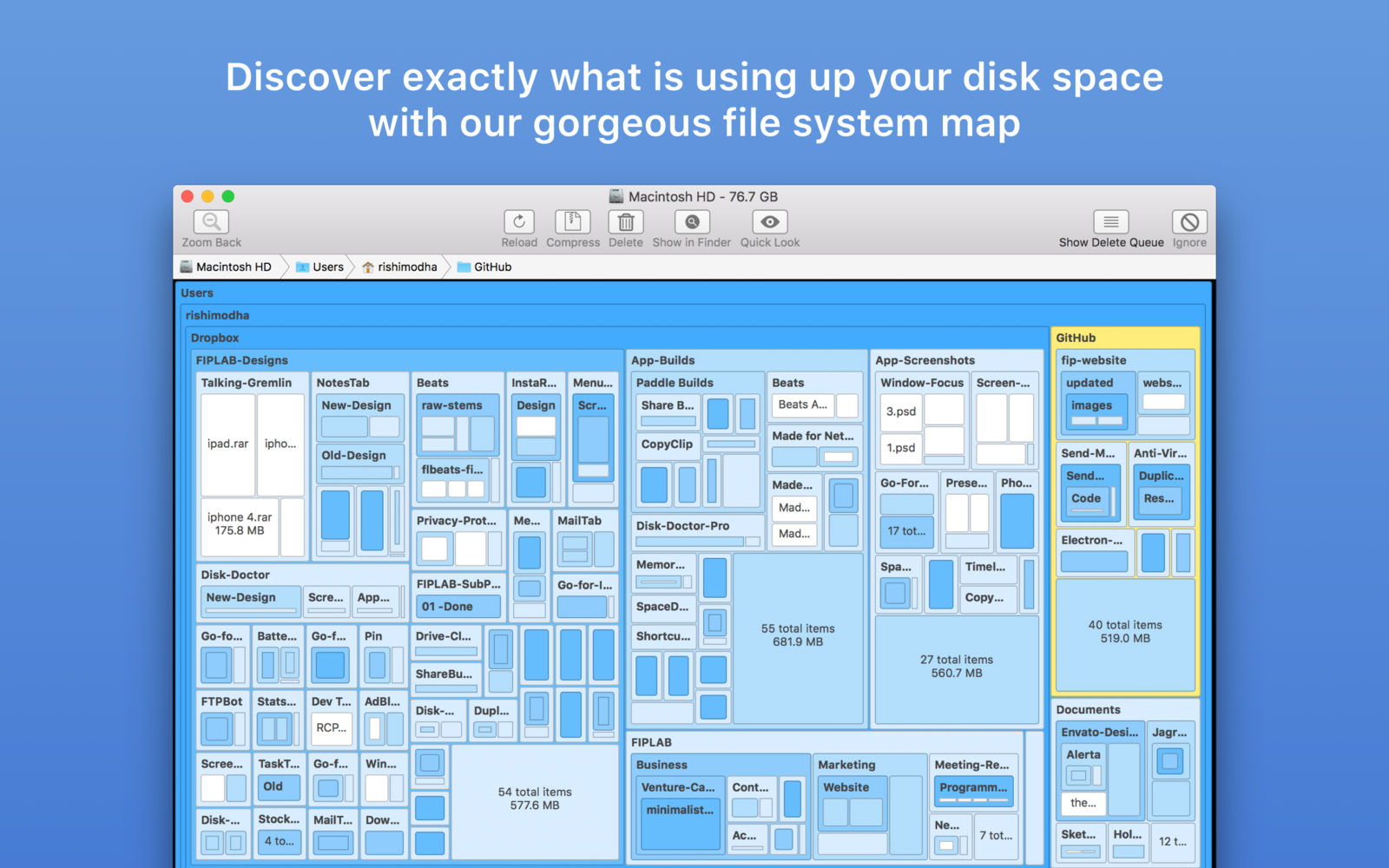 Disk Map 2.5 硬盘可视化工具 Disk Map 2.5 硬盘可视化工具