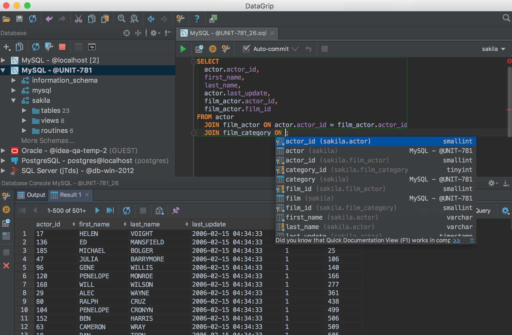 DataGrip 2019.2.1 数据库管理工具 DataGrip 2019.2.1 数据库管理工具