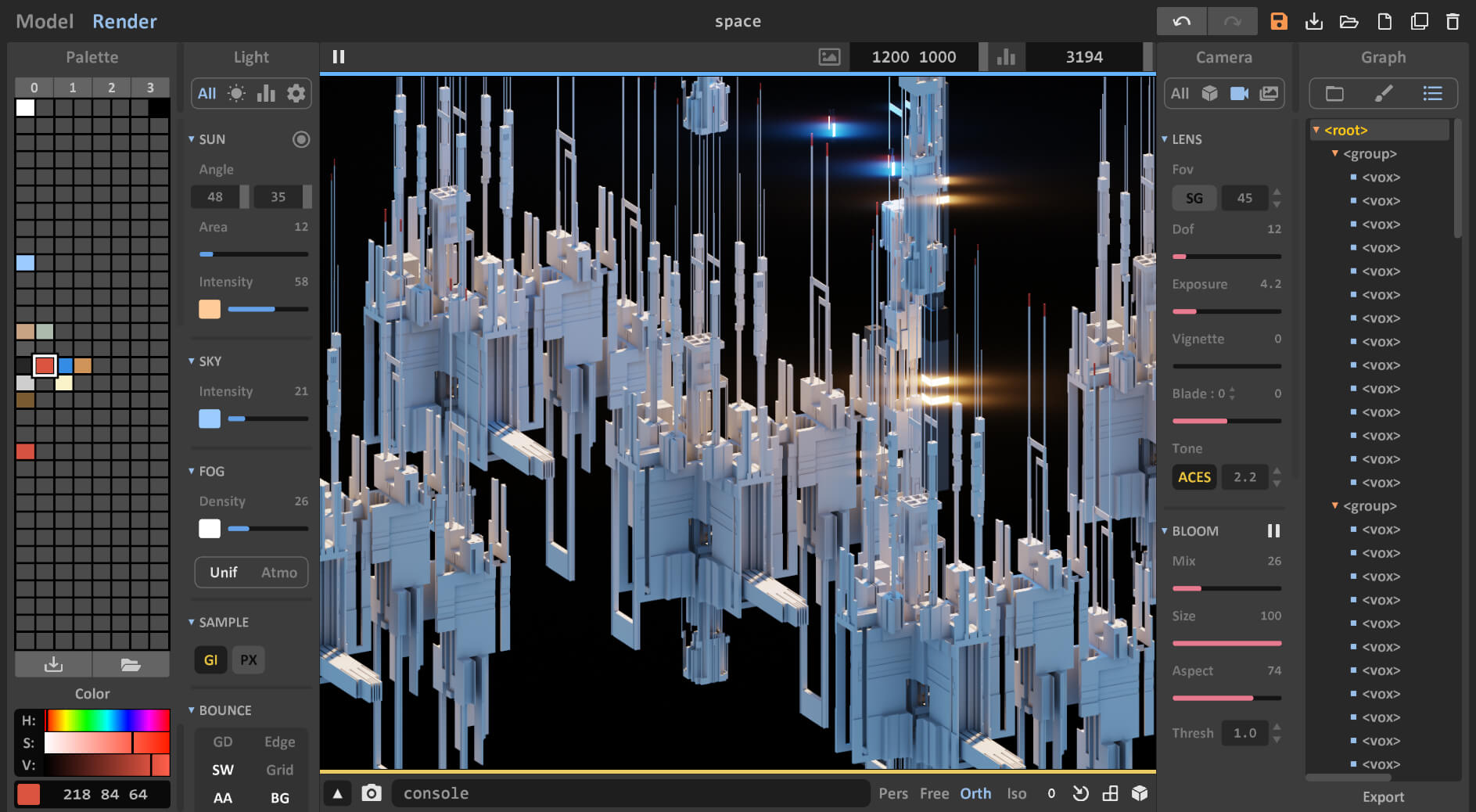 Magicavoxel 0.99.4 3D体素建模软件 Magicavoxel 0.99.4 3D体素建模软件