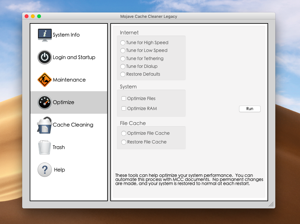 Mojave Cache Cleaner 12.0.6 系统清理软件
