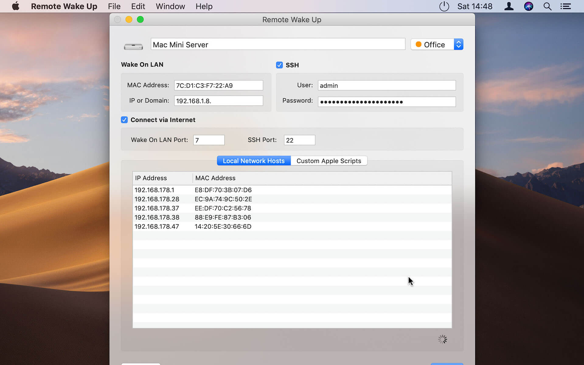 Remote Wake Up 1.3.1 Mac远程唤醒工具 Remote Wake Up 1.3.1 Mac远程唤醒工具