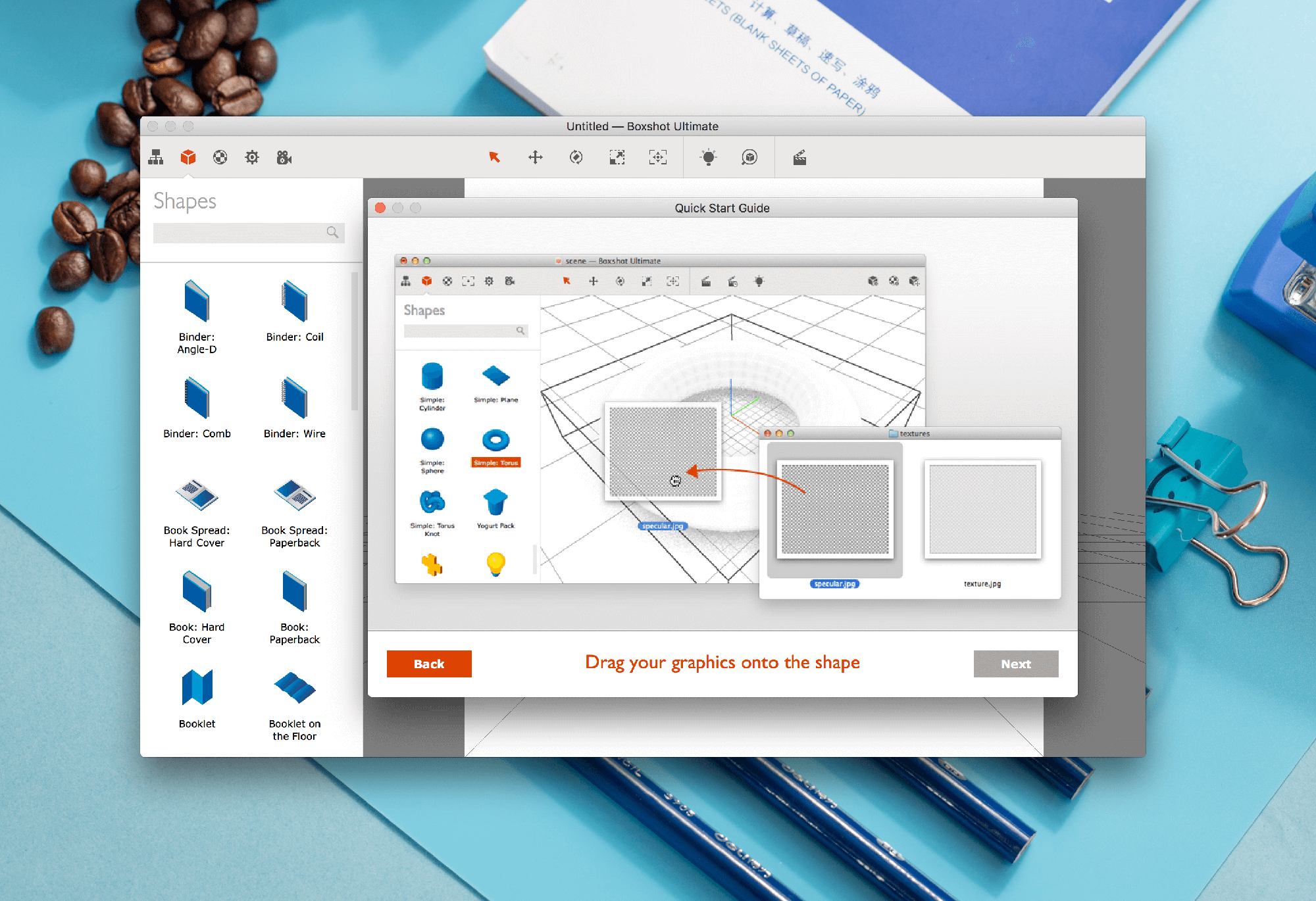 Boxshot 5.0.8 虚拟包装图的制作工具 Boxshot 5.0.8 虚拟包装图的制作工具