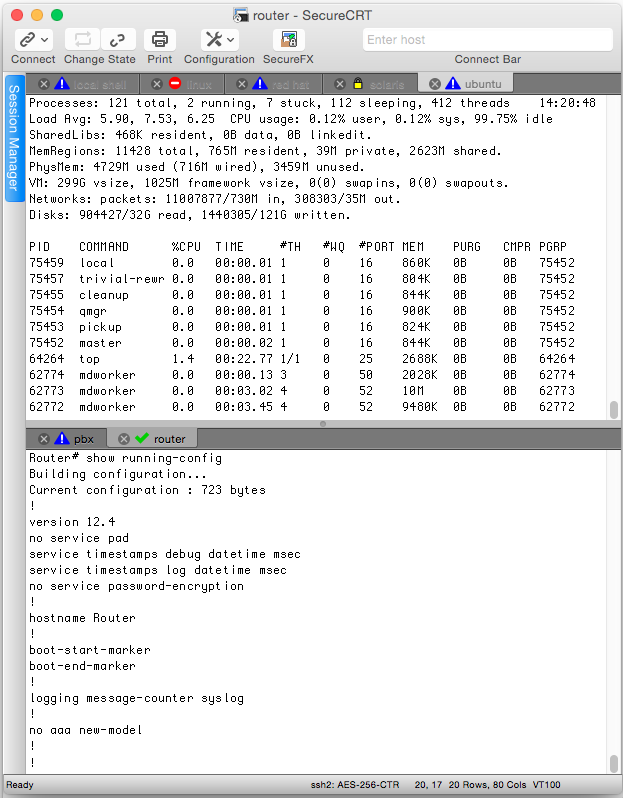 SecureCRT 8.5.3 一款终端仿真程序 SecureCRT 8.5.3 一款终端仿真程序
