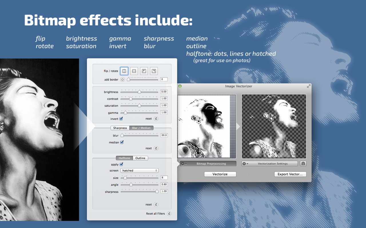 Image Vectorizer 1.6 矢量图转换工具 Image Vectorizer 1.6 矢量图转换工具