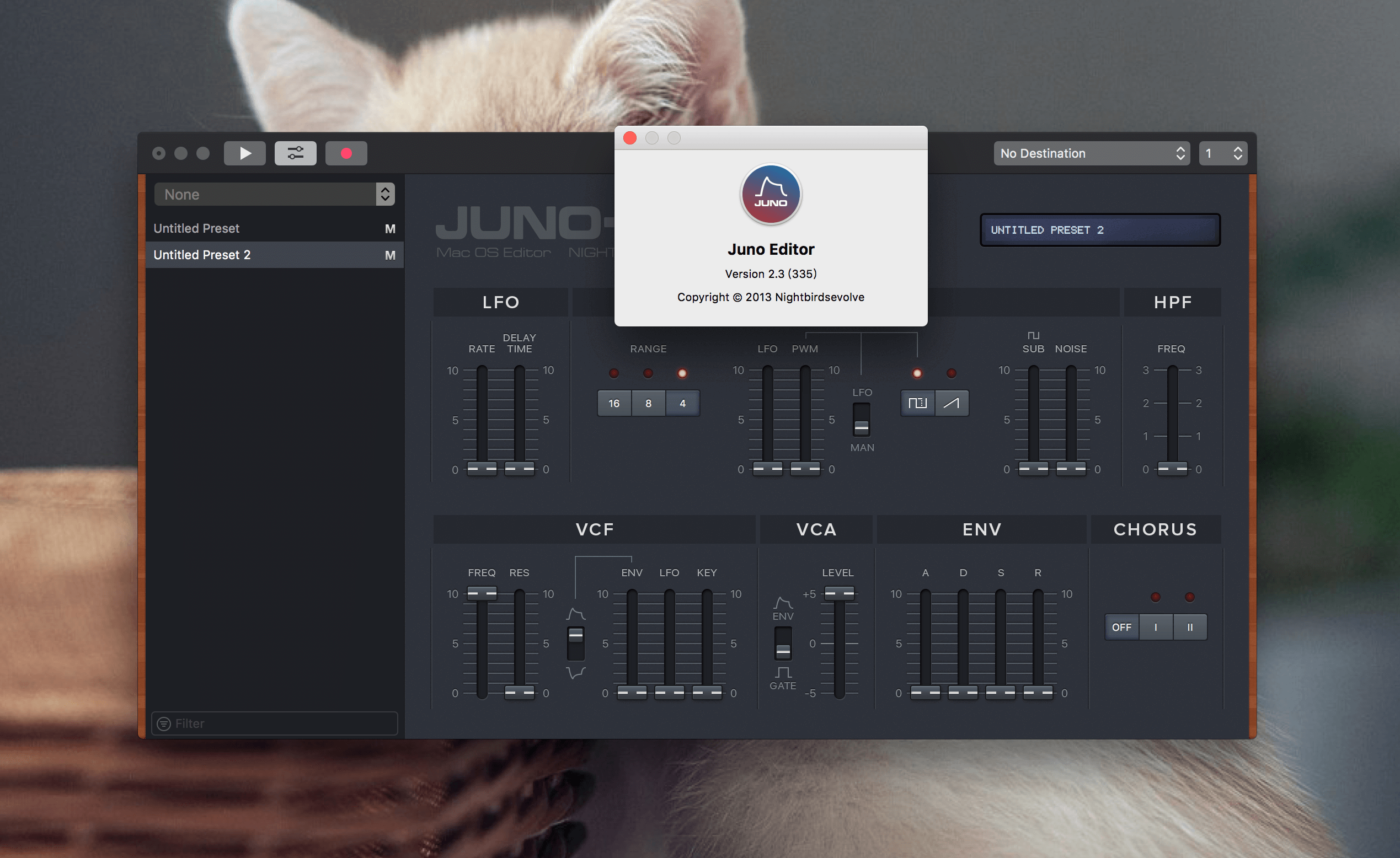 Juno Editor 2.3.3 合成器预编辑器和库软件 Juno Editor 2.3.3 合成器预编辑器和库软件