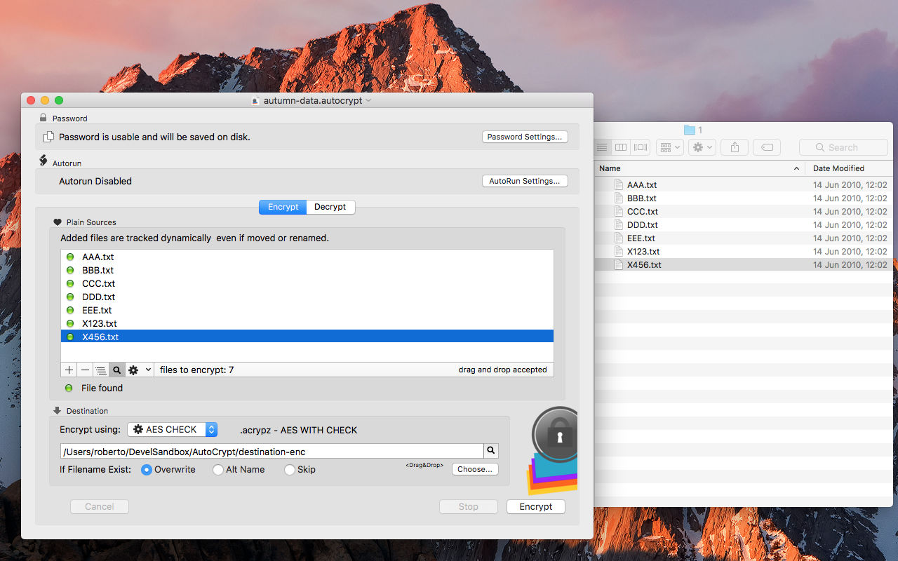 AutoCrypt 2.4.1 文档加密与解密软件 AutoCrypt 2.4.1 文档加密与解密软件