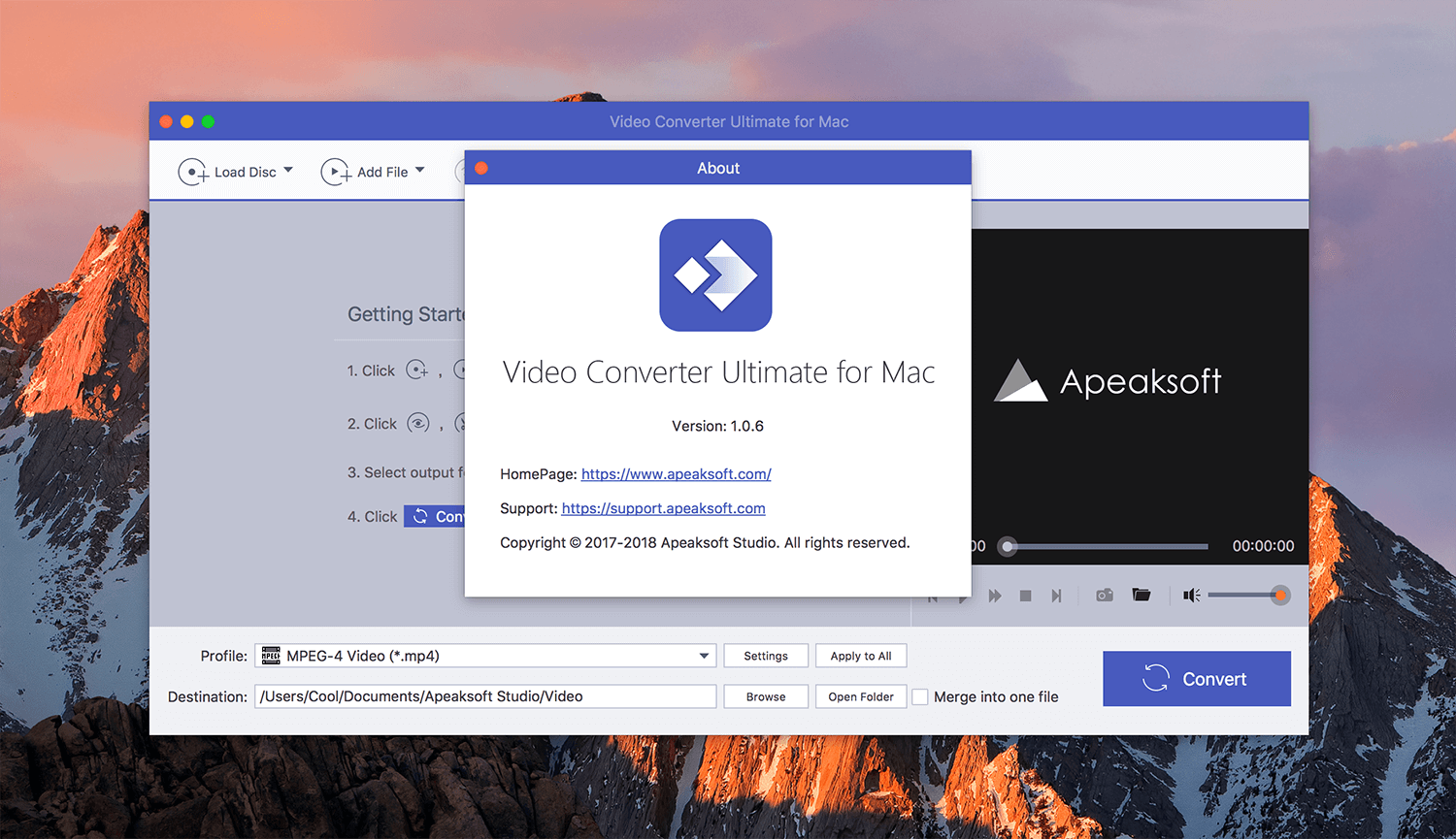 Apeaksoft Video Converter Ultimate 1.1.12 智能媒体转换器