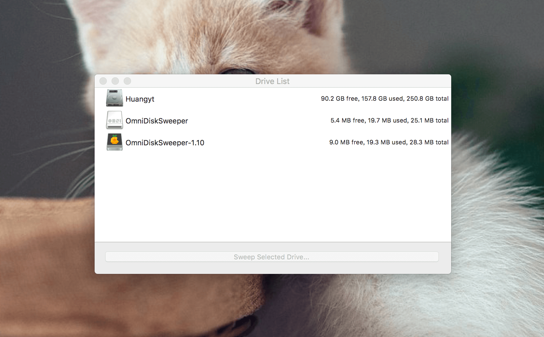 OmniDiskSweeper 1.11 直观查看磁盘容量工具 OmniDiskSweeper 1.11 直观查看磁盘容量工具