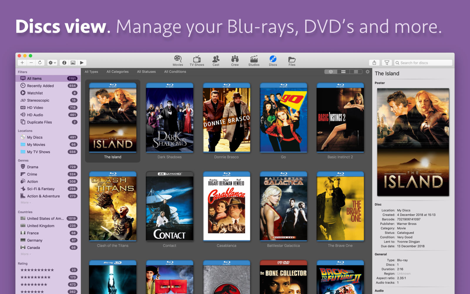 Movie Explorer Pro 2.0.2 电影数据库管理软件 Movie Explorer Pro 2.0.2 电影数据库管理软件