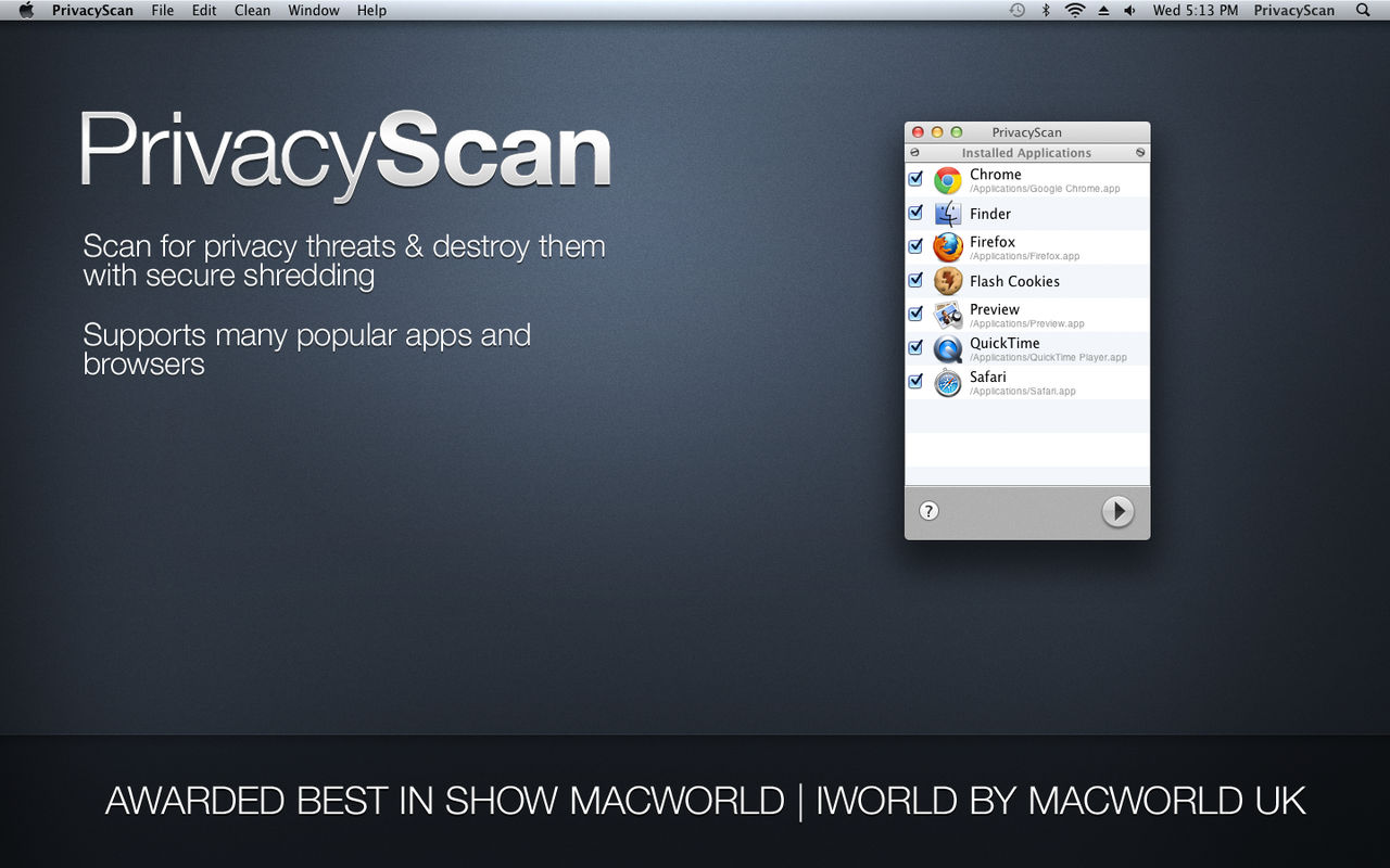PrivacyScan 1.9.5 Apple隐私应用程序 PrivacyScan 1.9.5 Apple隐私应用程序
