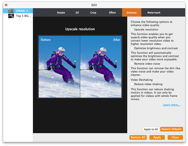 Aiseesoft Mac Video Enhancer 9.2.8.81348 视频增强软件