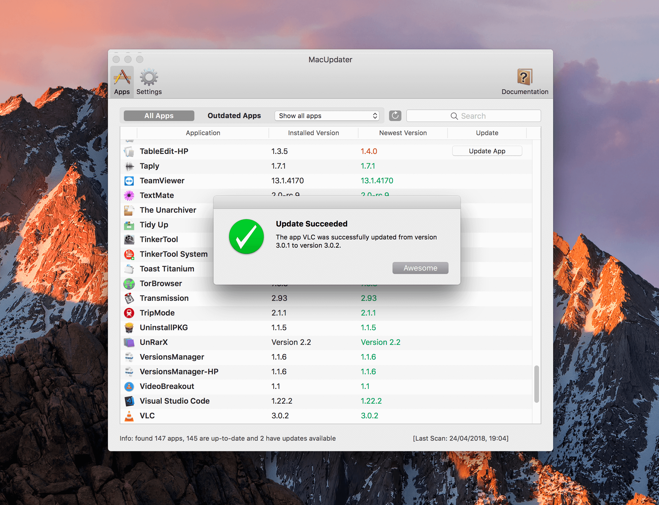 MacUpdater 1.3.5 跟踪应用更新工具 MacUpdater 1.3.5 跟踪应用更新工具