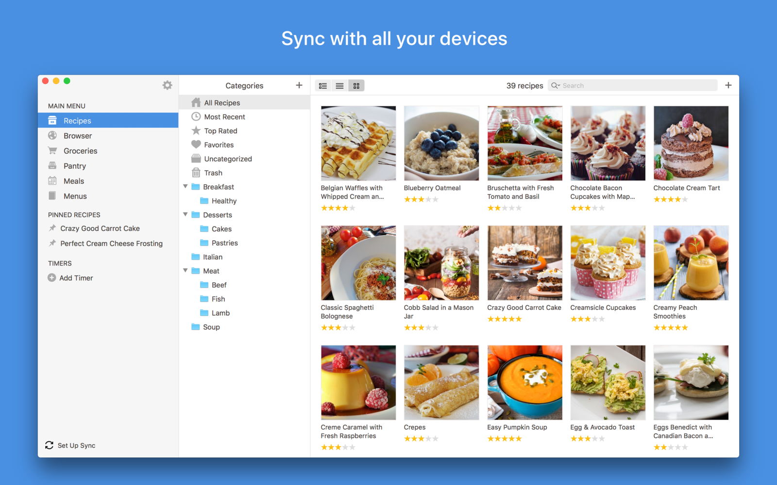 Paprika Recipe Manager 3.2.1 用户管理食谱软件