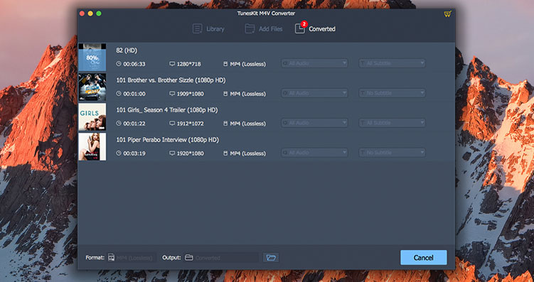 TunesKit M4V Converter 4.2.0.11 DRM清除及格式转换工具 TunesKit M4V Converter 4.2.0.11 DRM清除及格式转换工具