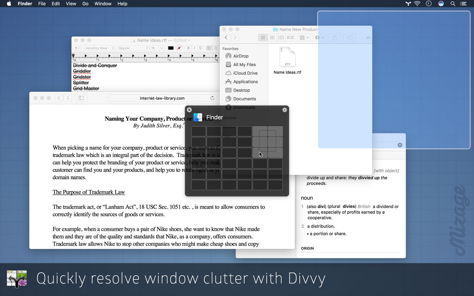 Divvy 1.5.1 管理窗口工具 Divvy 1.5.1 管理窗口工具