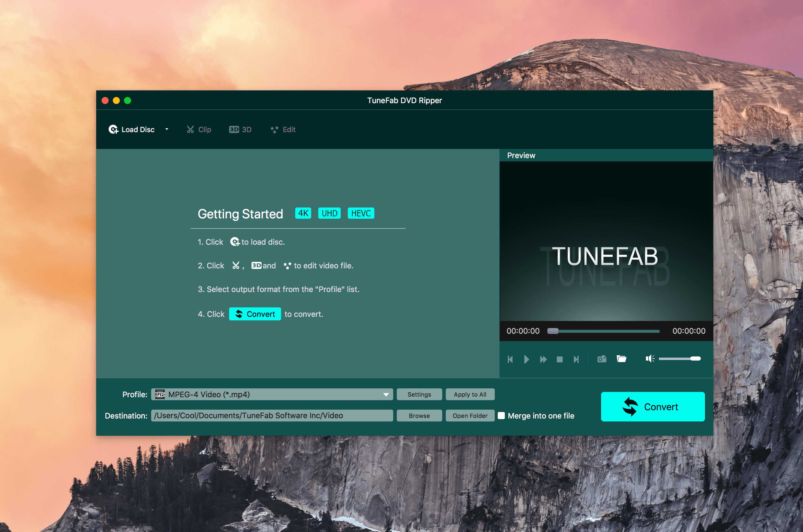 TuneFab DVD Ripper 1.0.6.70321 多功能DVD格式转换器 TuneFab DVD Ripper 1.0.6.70321 多功能DVD格式转换器