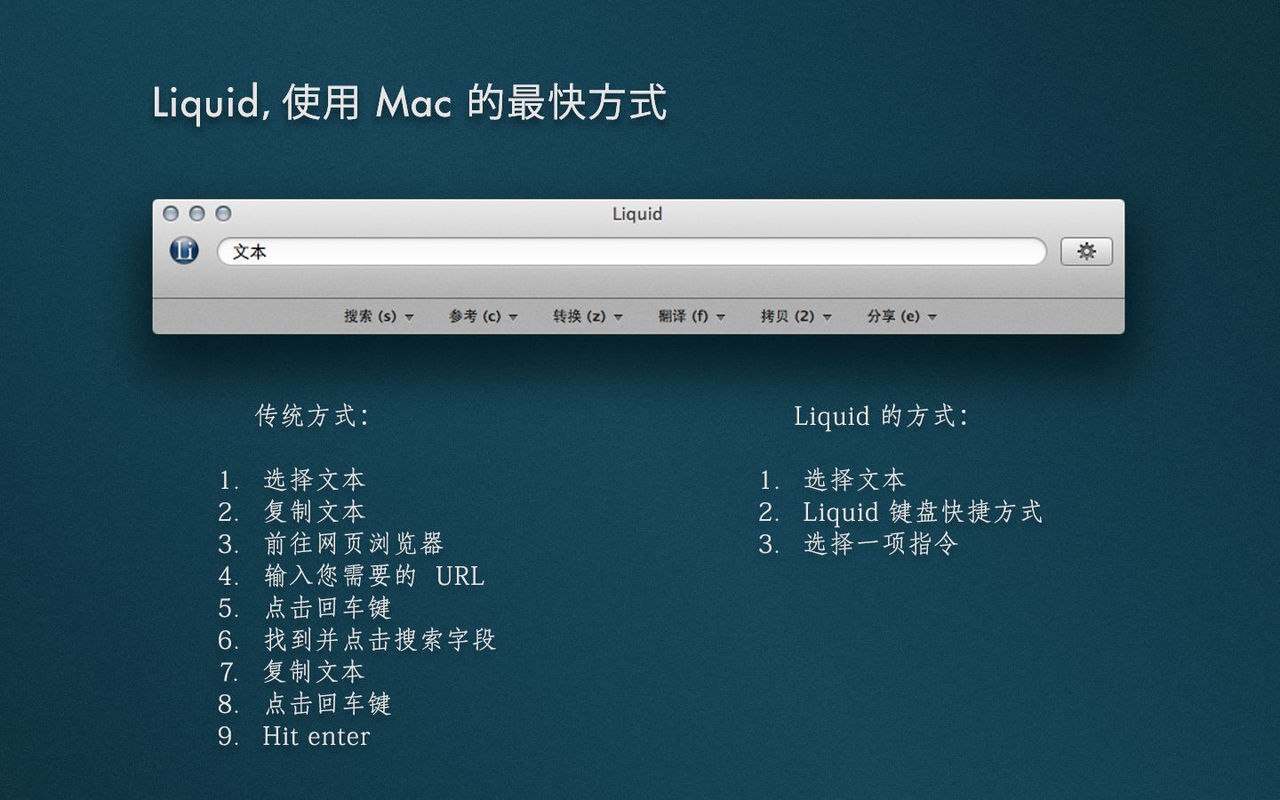 Liquid 17 文本快速交互工具 Liquid 17 文本快速交互工具