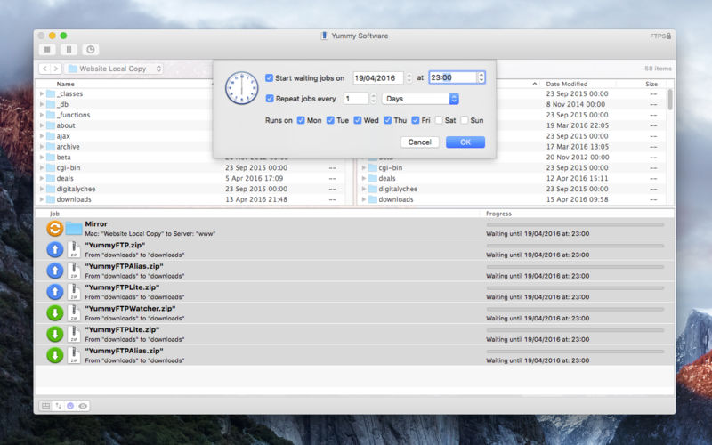 Yummy FTP 2.0.5 文件传输客户端 Yummy FTP 2.0.5 文件传输客户端