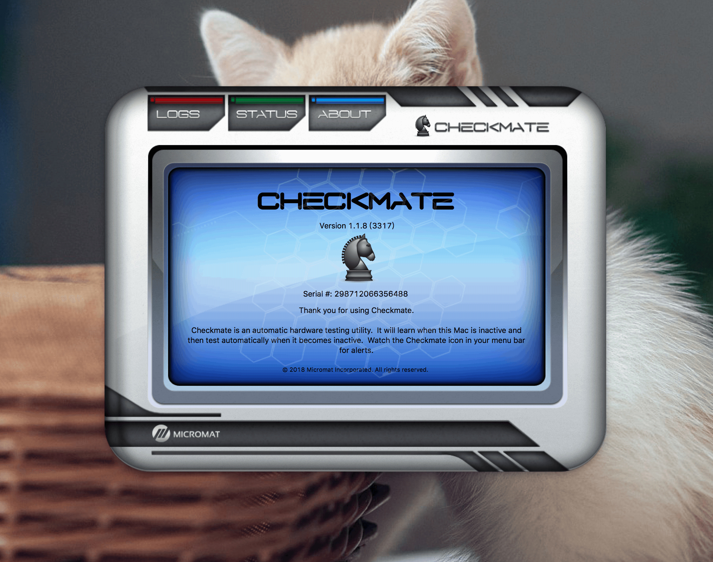 Checkmate 1.1.8(3317) 电脑健康监测软件 Checkmate 1.1.8(3317) 电脑健康监测软件