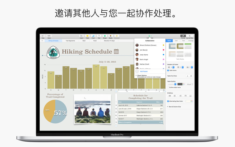 Numbers 5.0.1 电子表格制作工具 Numbers 5.0.1 电子表格制作工具