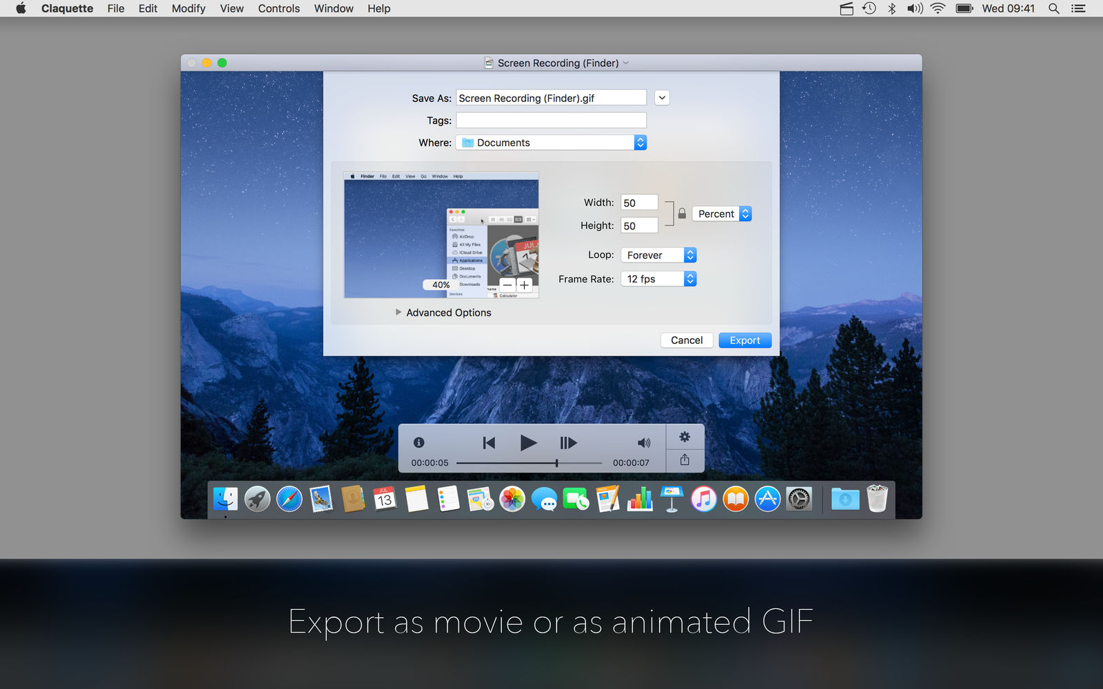 Claquette 1.5.8 Mac录音软件 Claquette 1.5.8 Mac录音软件