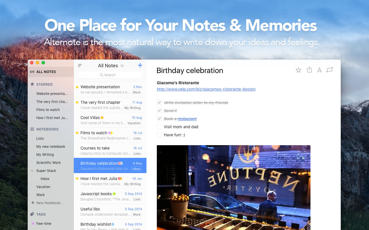 Alternote 1.0.18 笔记记录软件 Alternote 1.0.18 笔记记录软件