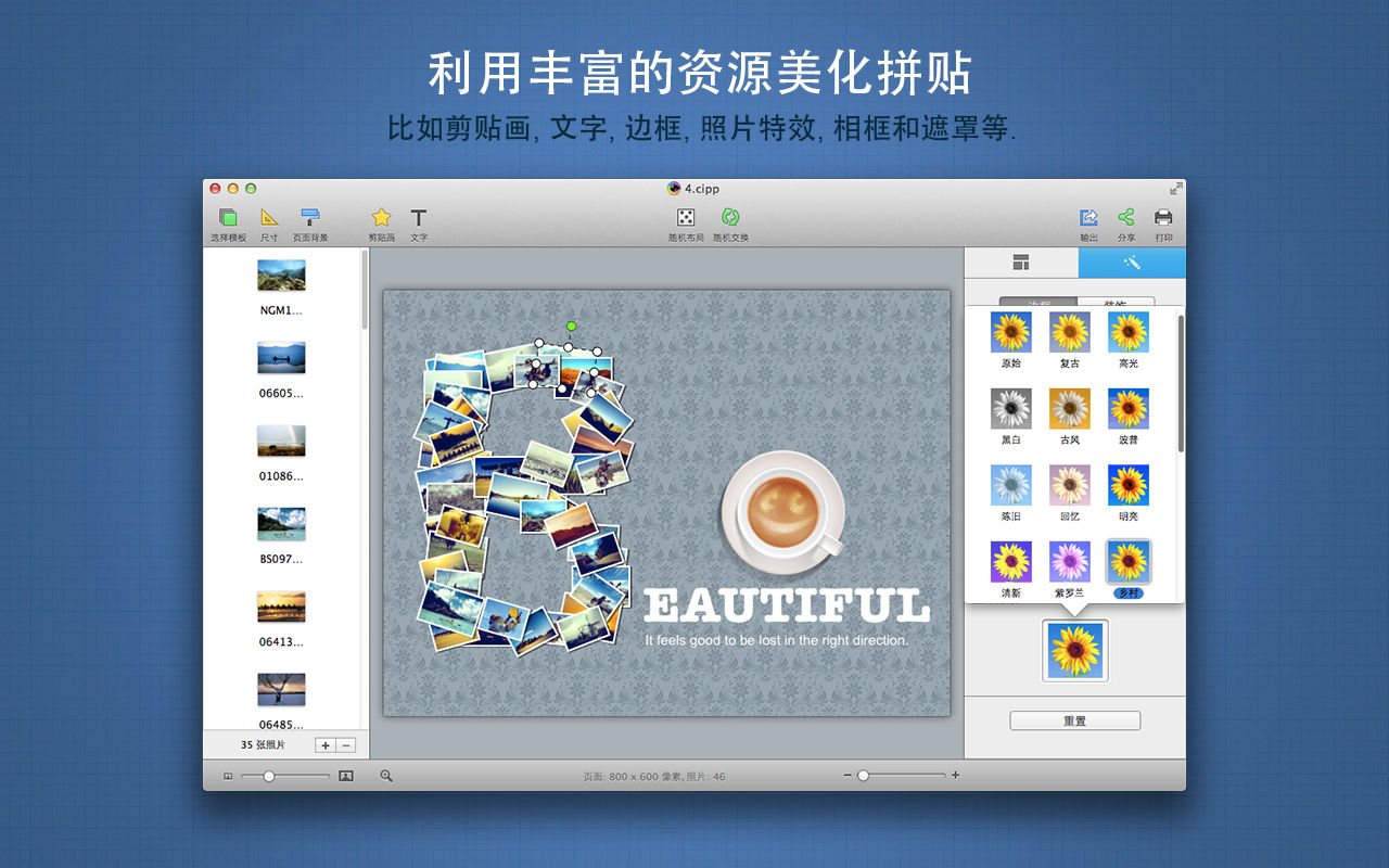 CollageIt 3 Pro 3.6.2 自动拼图软件 CollageIt 3 Pro 3.6.2 自动拼图软件