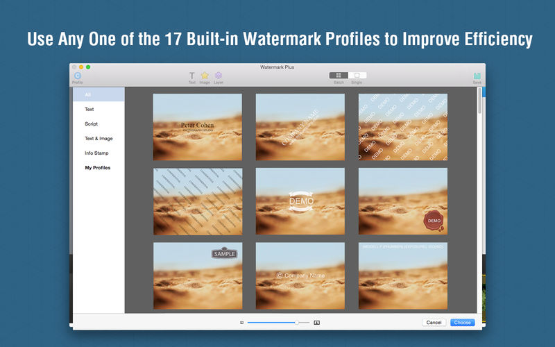 Watermark Plus 1.5.6 图片水印批量处理工具 Watermark Plus 1.5.6 图片水印批量处理工具