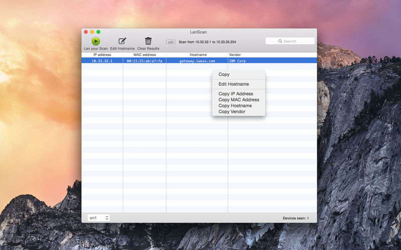 LanScan Pro 3.1 高效的IPv4网络扫描器 LanScan Pro 3.1 高效的IPv4网络扫描器