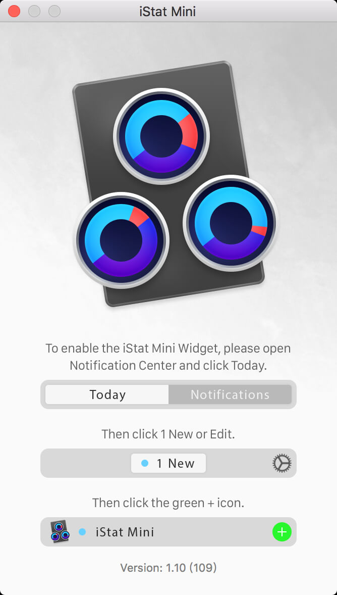 iStat Mini 1.1 系统监控通知中心插件 iStat Mini 1.1 系统监控通知中心插件