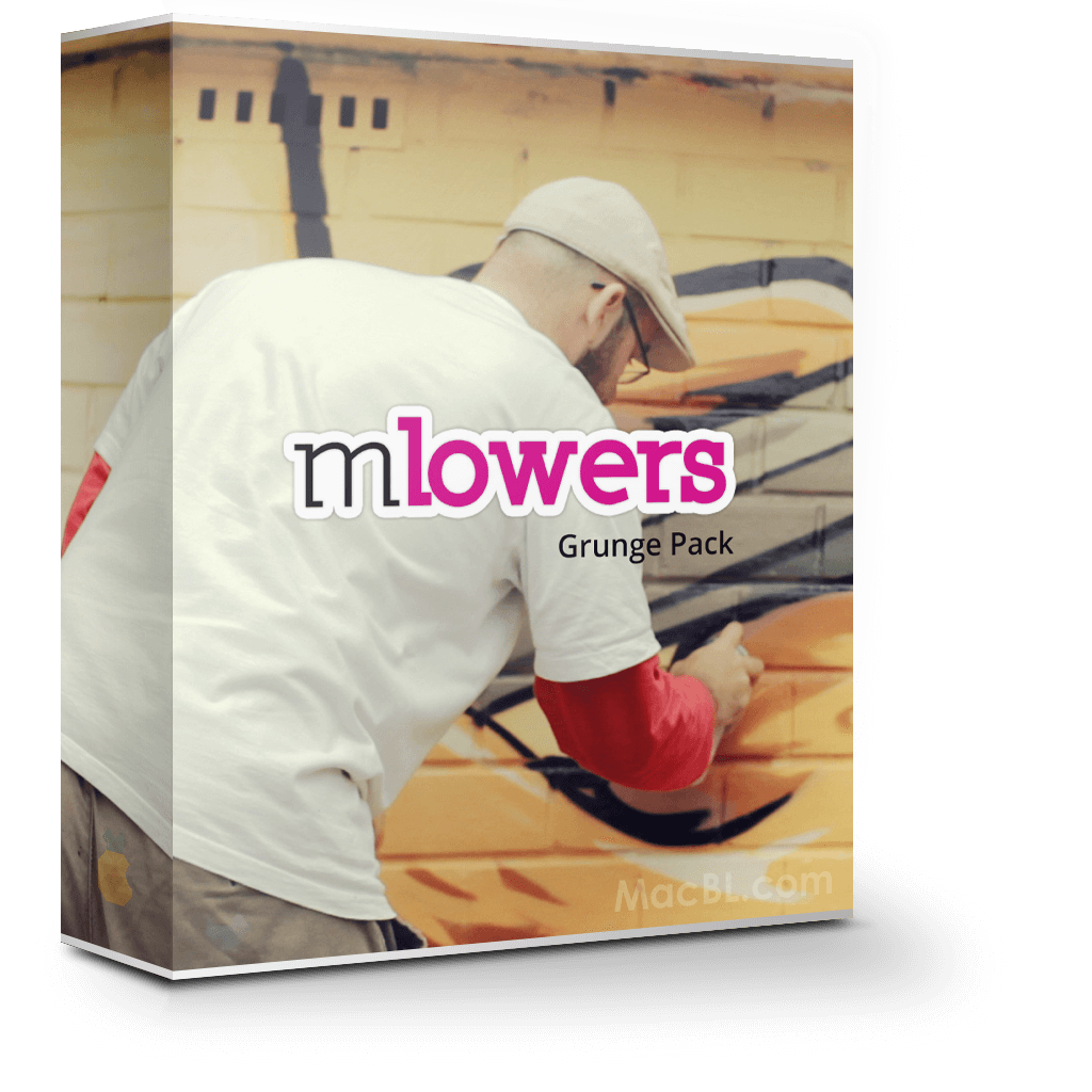 mLowers Grunge Pack 1.0 个性字幕模板 mLowers Grunge Pack 1.0 个性字幕模板